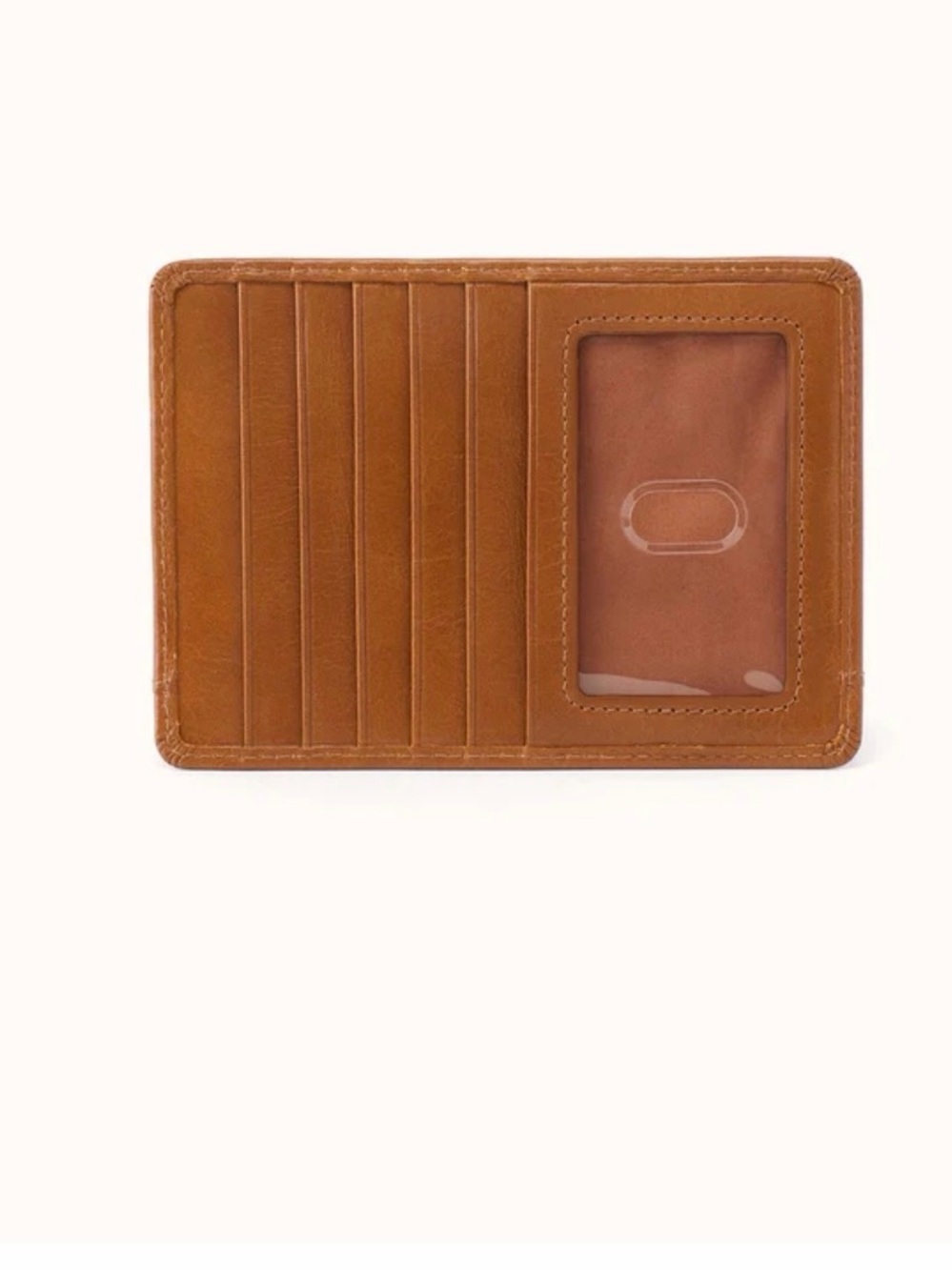 Hobo euro slide wallet in truffle polished leather